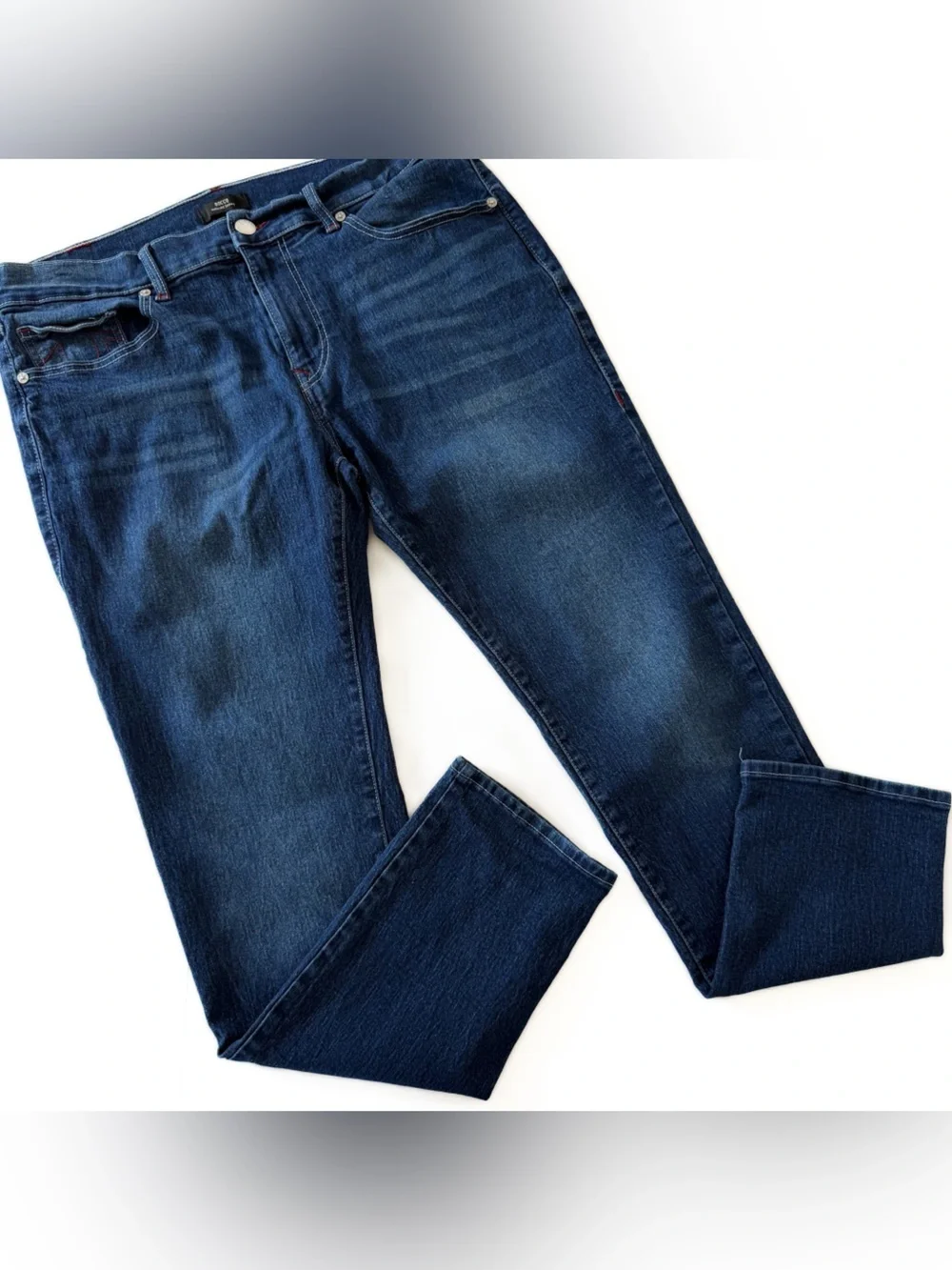 True Religion Jeans Mens 36 x 30 Rocco Relaxed Skinny Stretch